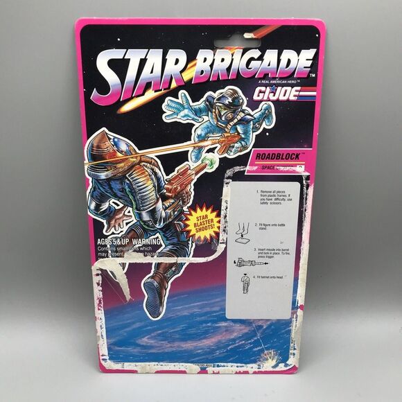 Hasbro Other - GI JOE 1993 STAR BRIGADE ASTRO-VIPER FULL CARD BACK UNCUT FILE CARD HASBRO